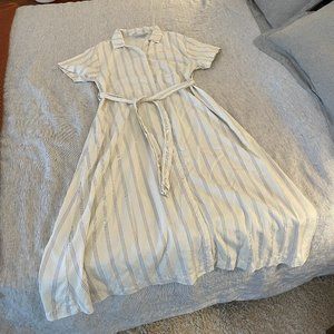 Tiny Big Sister Button-up Shirt Dress